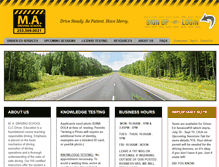 Tablet Screenshot of madriving.com